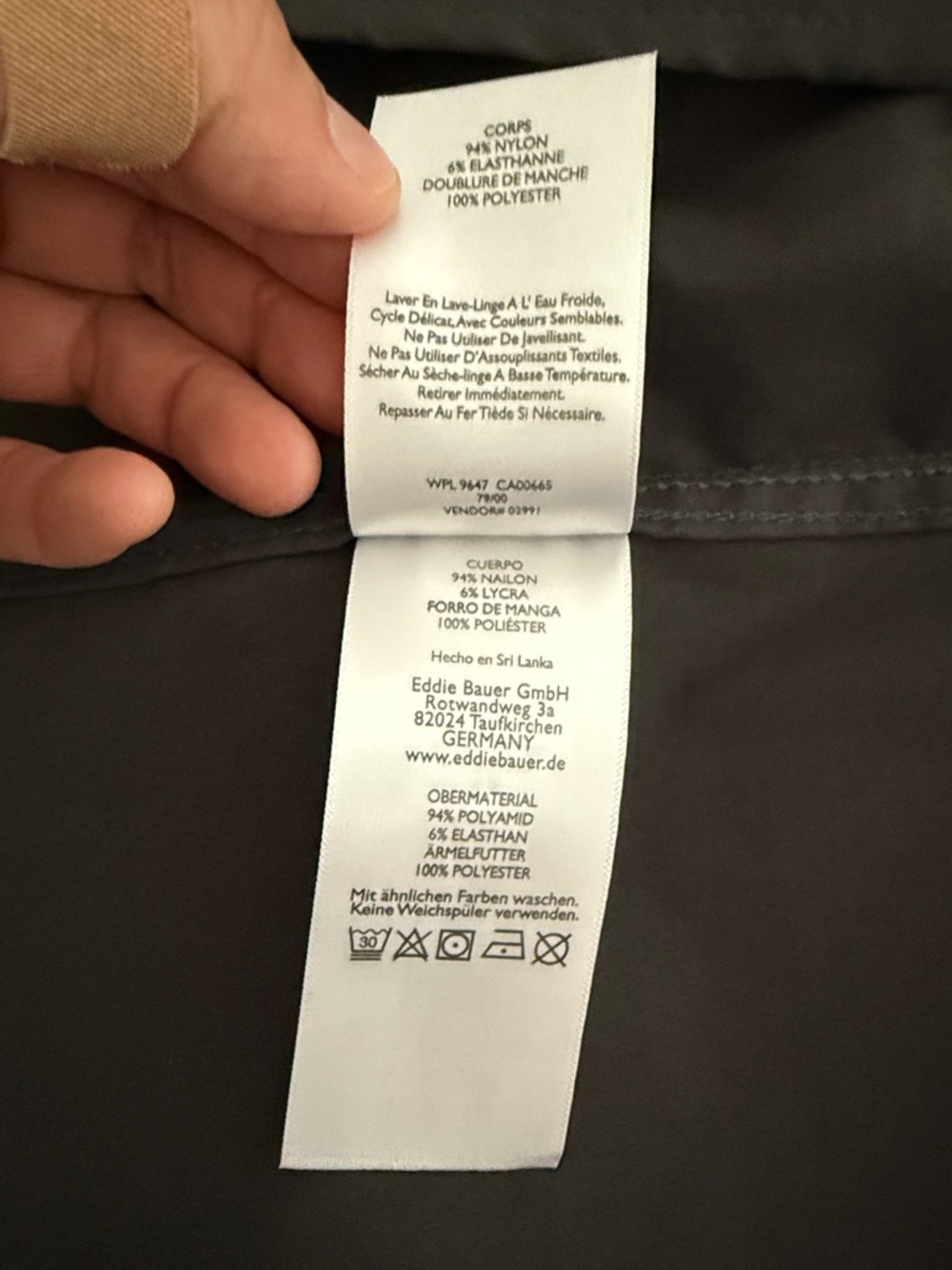 Eddie Bauer Travex Men's Charcoal Lightweight Field Jacket 38 - Picture 6 of 7